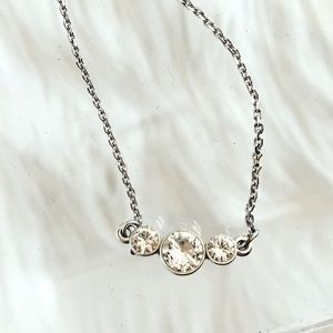 Swarovski Triple Crystal Necklace